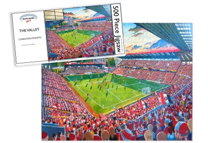 The Valley Stadium Fine Art Jigsaw Puzzle - Charlton Athletic FC